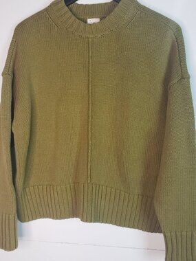 A New Day Olive Green Sweater  Size L